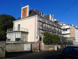 Enduit à la chaux et taille de pierre en Indre-et-Loire (37)