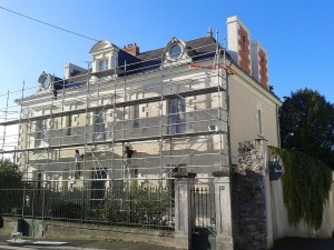 Enduit à la chaux et taille de pierre en Indre-et-Loire (37)