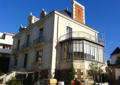 Enduit à la chaux et taille de pierre en Indre-et-Loire (37)