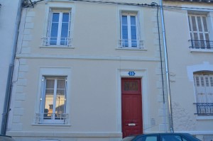 Taille de pierre, enduit à la chaux - rue San-Francisco à Tours 37