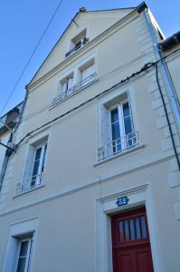 Taille de pierre, enduit à la chaux - rue San-Francisco à Tours 37