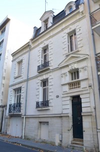 Taille de pierre, enduit à la chaux - rue Boisdenier à Tours 37