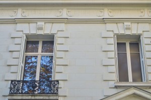 Taille de pierre, enduit à la chaux - rue Boisdenier à Tours 37