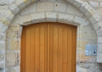 Taille de pierre, enduit à la chaux - rue de la Paix à Tours 37