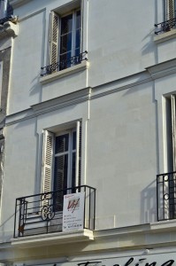 Taille de pierre, enduit à la chaux - rue Jules Favre à Tours 37