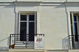 Taille de pierre, enduit à la chaux - rue Jules Favre à Tours