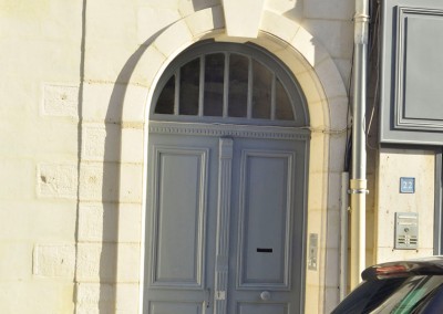 Taille de pierre, enduit à la chaux - rue Jules Favre à Tours 37