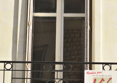Taille de pierre, enduit à la chaux - rue Jules Favre à Tours 37