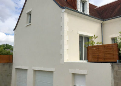 Rénovation de façades à Cormery