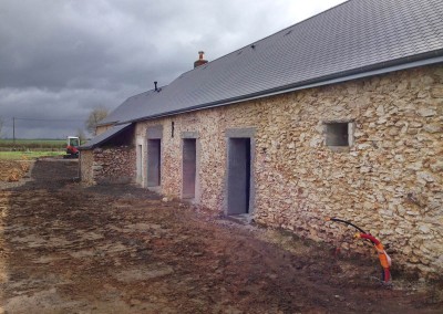 Enduit à la chaux et taille de pierre en Indre-et-Loire (37)