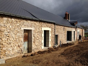 Enduit à la chaux et taille de pierre en Indre-et-Loire (37)