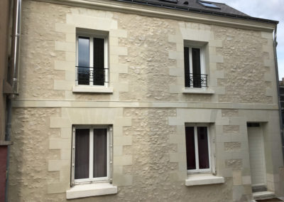 Rénovation de façade à Tours