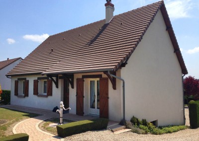 Enduit de façades à la Croix en Touraine