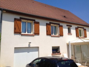 Enduit de façades à la Croix en Touraine