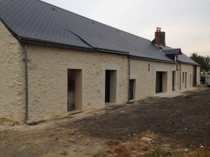 Enduit à la chaux et taille de pierre en Indre-et-Loire (37)