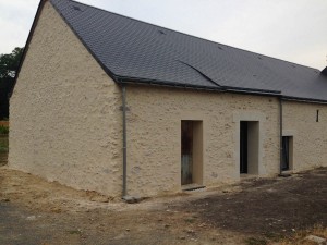 Enduit à la chaux et taille de pierre en Indre-et-Loire (37)