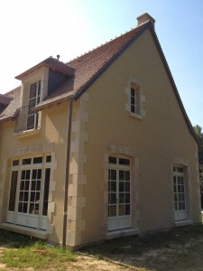 Enduit traditionnel à Reignac 37