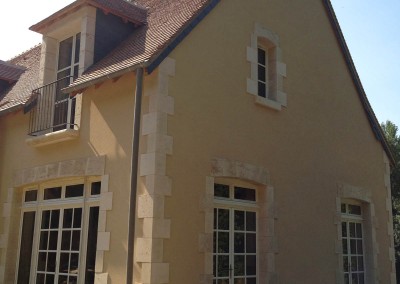 Enduit traditionnel à Reignac 37