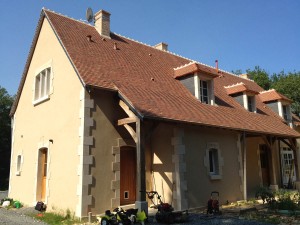 Enduit traditionnel à Reignac 37