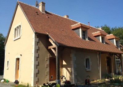 Enduit traditionnel à Reignac 37