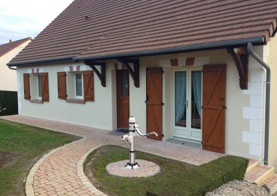 Enduit de façades à la Croix en Touraine
