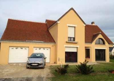 Enduit de façade à Semblançay 37
