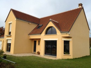 Enduit de façade à Semblançay 37