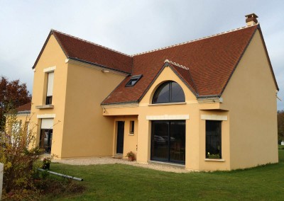 Enduit de façade à Semblançay 37