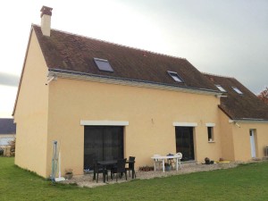 Enduit de façade à Semblançay 37