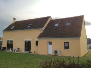 Enduit de façade à Semblançay 37