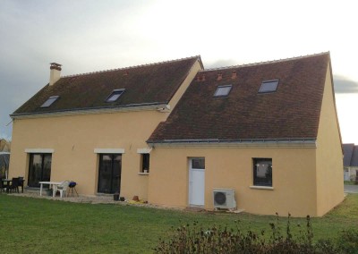Enduit de façade à Semblançay 37