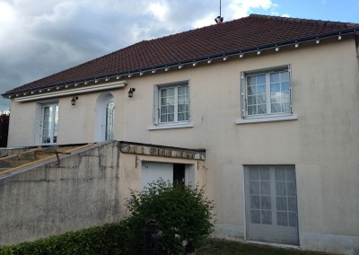 Enduit de façade à Saint-Genouph 37