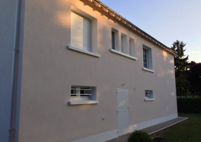 Enduit de façade à Saint-Genouph 37