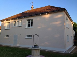 Enduit de façade à Saint-Genouph 37