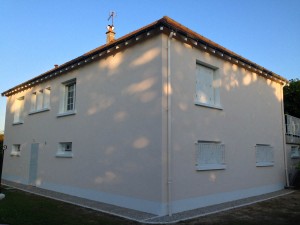 Enduit de façade à Saint-Genouph 37