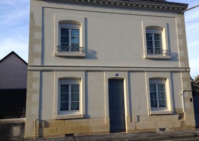 Enduit à la chaux et taille de pierre à Saint-Avertin (37)