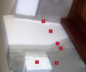 ITE détail des appuis de fenêtres