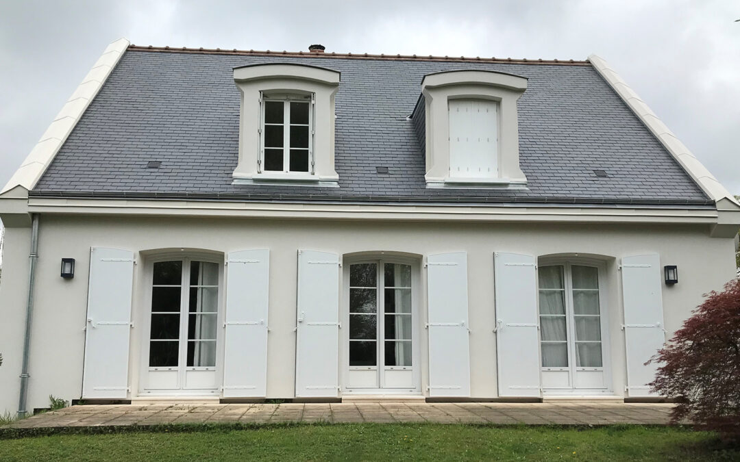 Isolation thermique par l'extérieur d'une maison près de Tours - Vif Façades