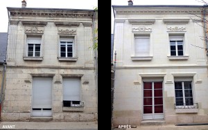 Taille de pierre à Veigné (37)