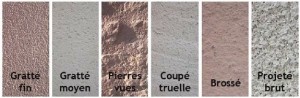 Enduits traditionnels à la chaux : finitions