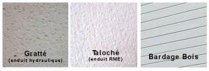 isolations par l'extérieur - finitions